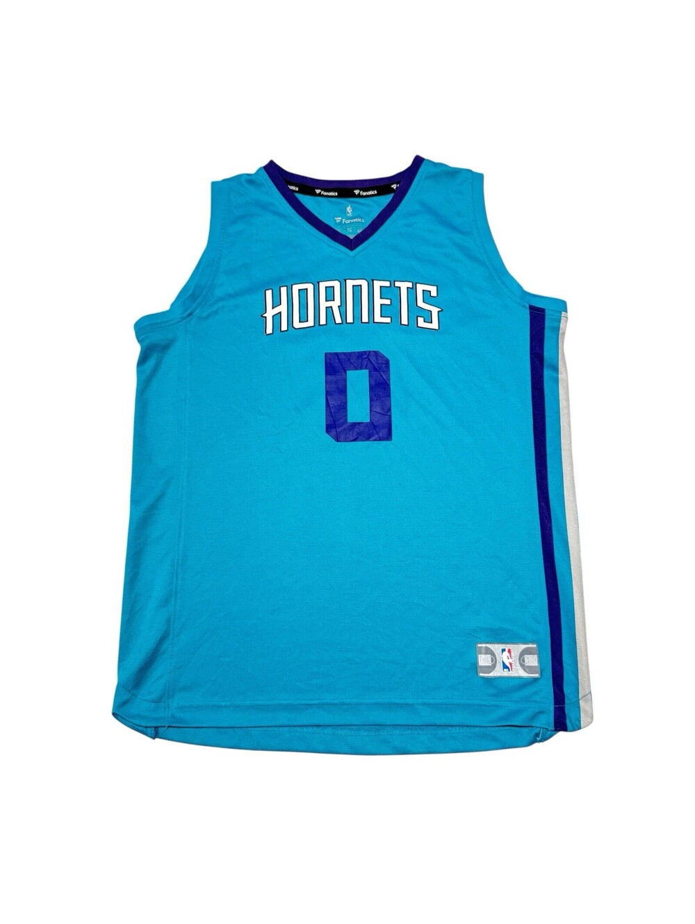 Miles Bridges Charlotte Hornets Fanatics Jersey Youth XL Teal #0 Icon Edition